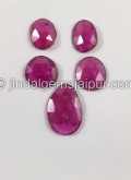 Rubellite Rose Cut Slices
